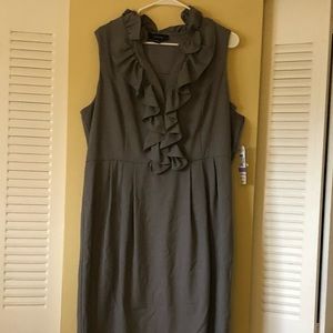 ❗️MOVING SALE ‼️Grey dress with ruffles.